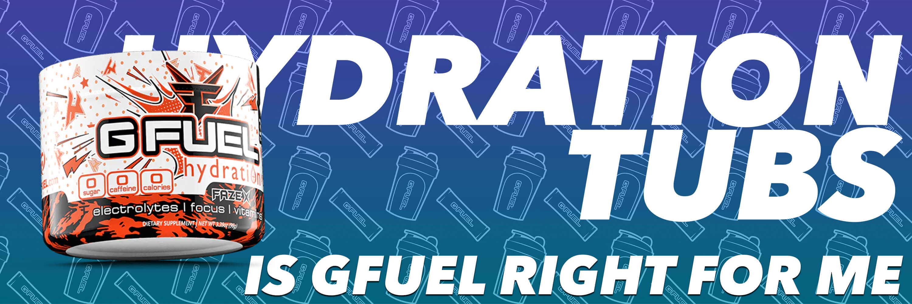 Blog Banner Image for GFuel Hydration