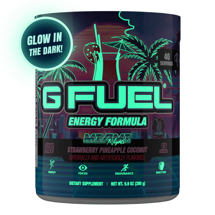 GFuel |  Miami Nights (Glow in the Dark)