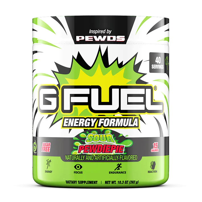 GFuel | Green Sour Pewdiepie – Gaming Nectar